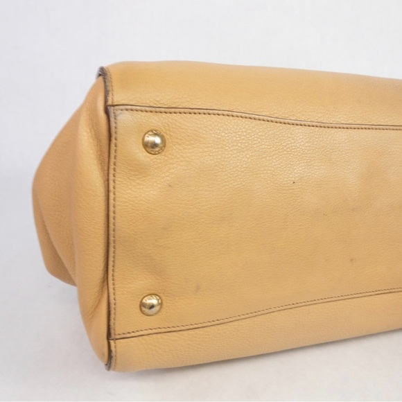 Prada Pebbled vitello daino tote Leather Bag **missing long strap** - Picture 5 of 16